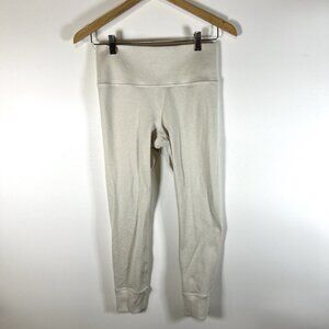 Athleta Softluxe Tight legging Silver Cloud/Cream‎ Size Medium Yoga Athleisure